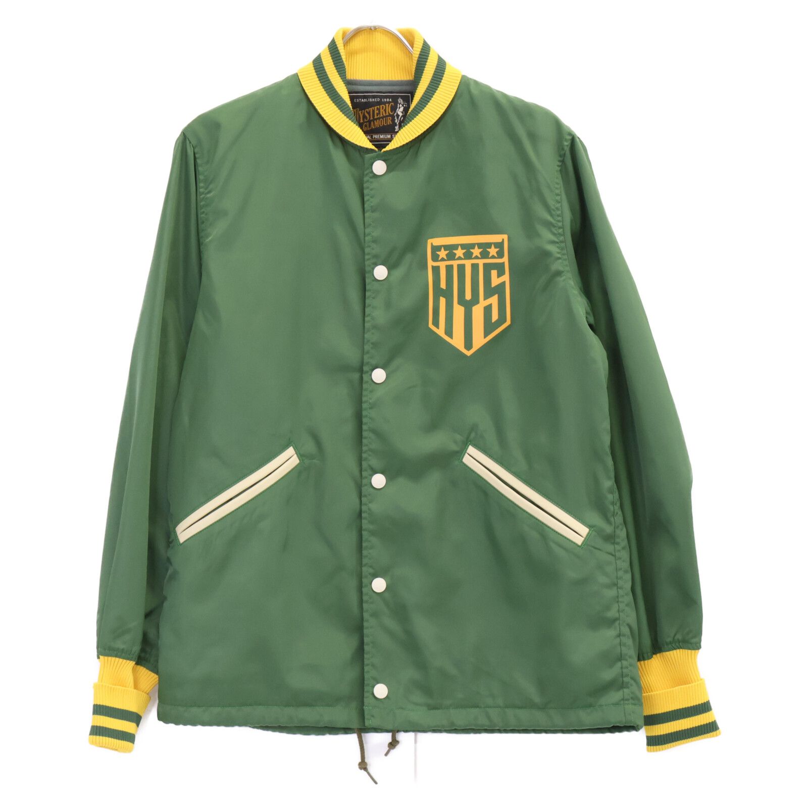 HYSTERIC GLAMOUR ヒステリックグラマー 02173AB02 ヒスロゴプリント コーチ S