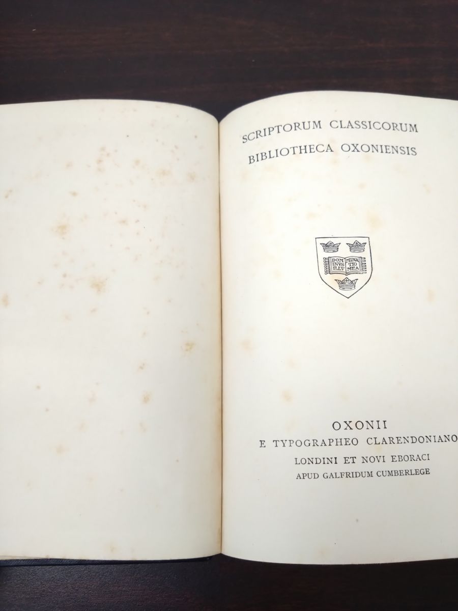 洋書】ギリシャ語版プラトン全集 Platonis Opera 4冊セット【1 2 4 5巻