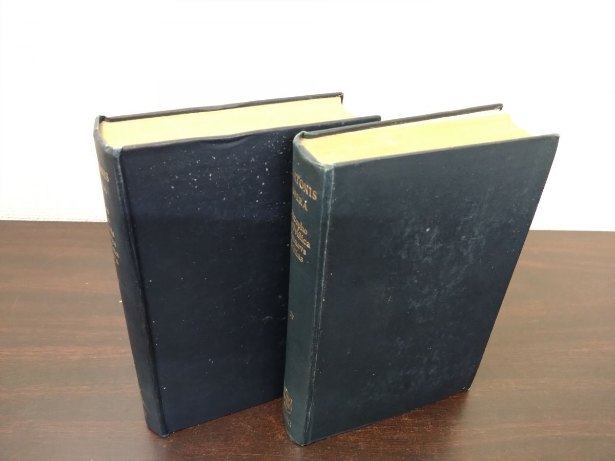 洋書】ギリシャ語版プラトン全集 Platonis Opera 4冊セット【1 2 4 5巻