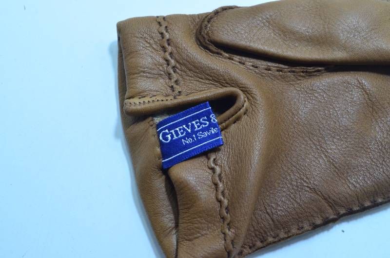  ギーブス＆ホークス Gieves - Hawkes 鹿革手袋 英国製 サイズ9 手袋 メンズ 手袋 アームカバー 小物