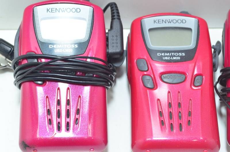 KENWOOD ケンウッド  トランシーバー  中古　UBZ-LM20 付属品付 送料無料】ケンウッド KENWOOD UBZ-LM20 トランシーバー 3台セット
