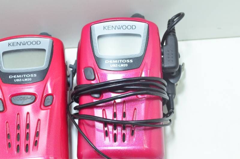 m*2様 KENWOOD UBZ-LK20 2台セット レッド ケンウッド トラ