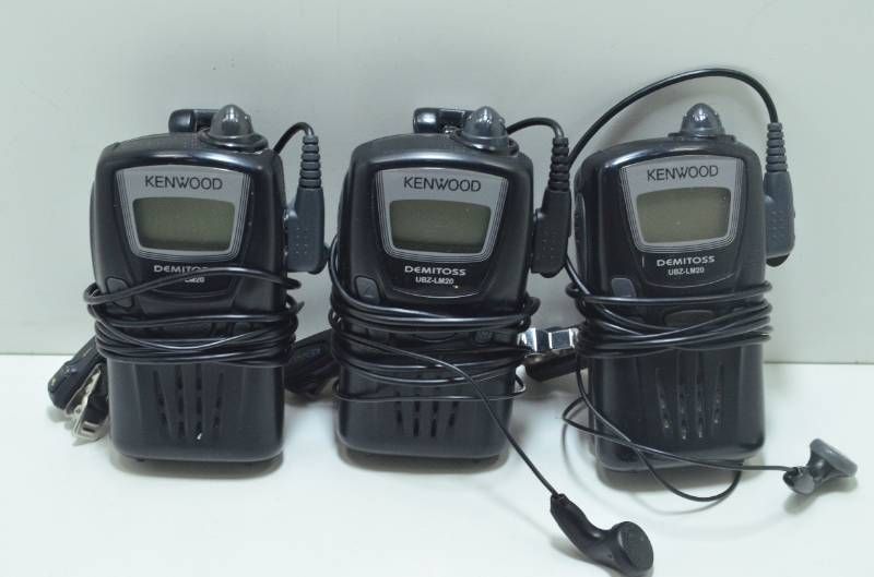 KENWOOD ケンウッド  トランシーバー  中古　UBZ-LM20 付属品付 送料無料】ケンウッド KENWOOD UBZ-LM20 トランシーバー まとめ売り 3