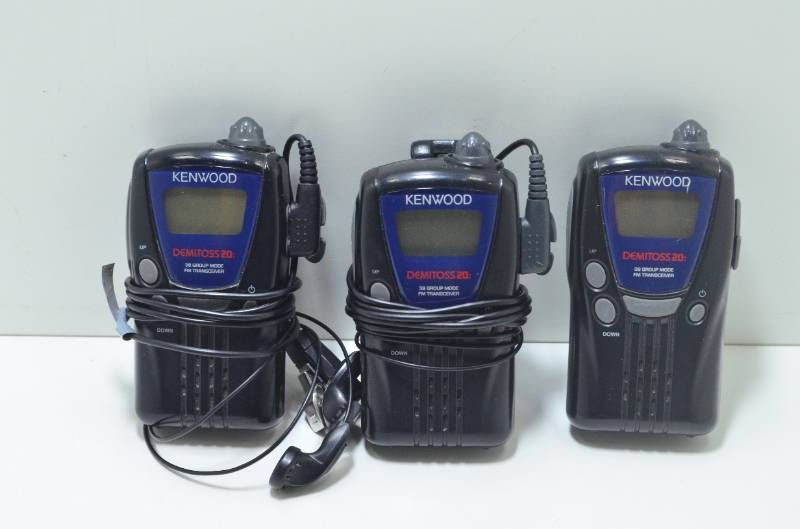 KENWOOD UBZ-LM20 トランシーバー 4台セット イヤホン付き KENWOOD UBZ