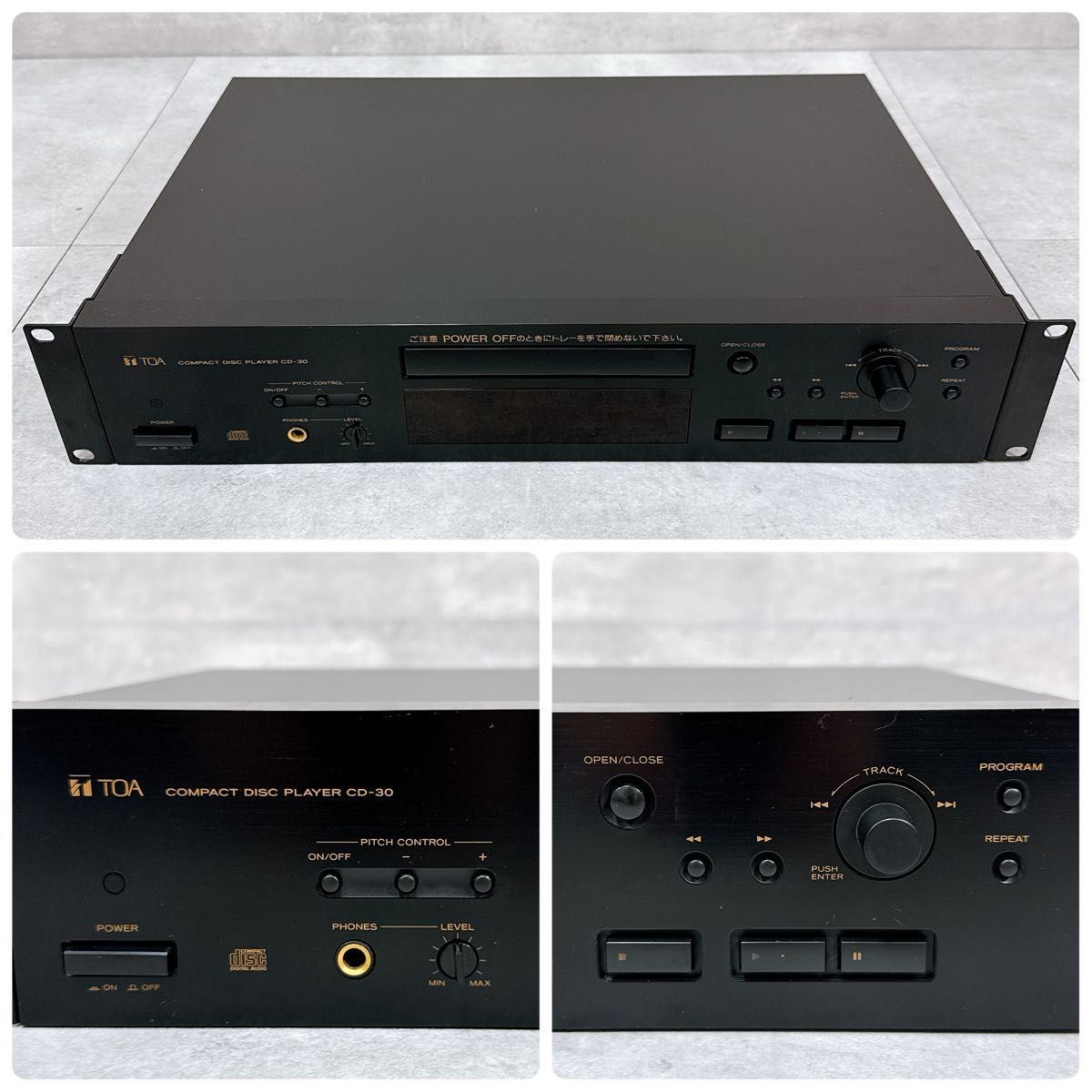 TOA TEAC ティアック 業務用CDプレーヤー CD-30 動作 済み K210