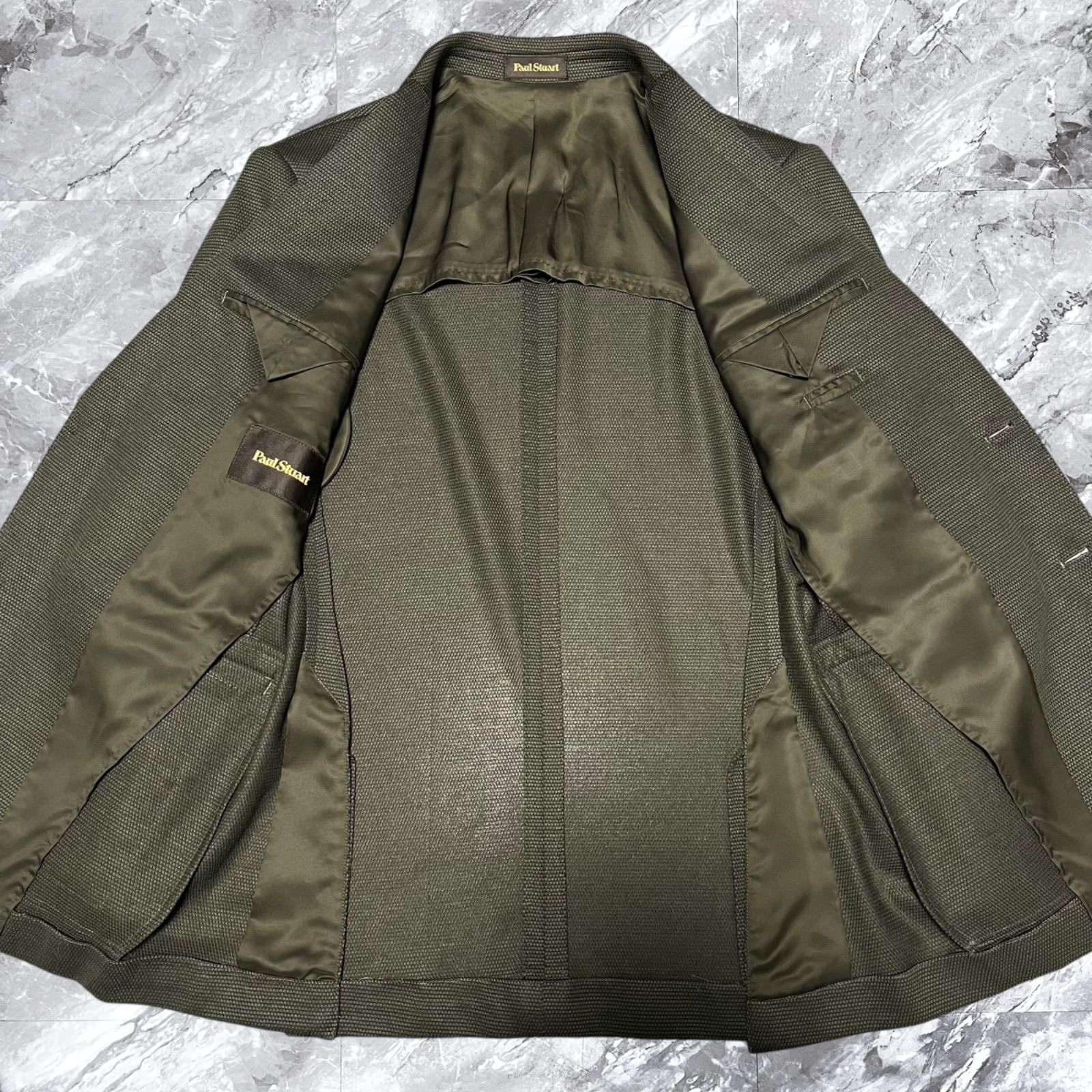 極美品 Paul Stuart ポールスチュアート 極美品 テーラードジャケット