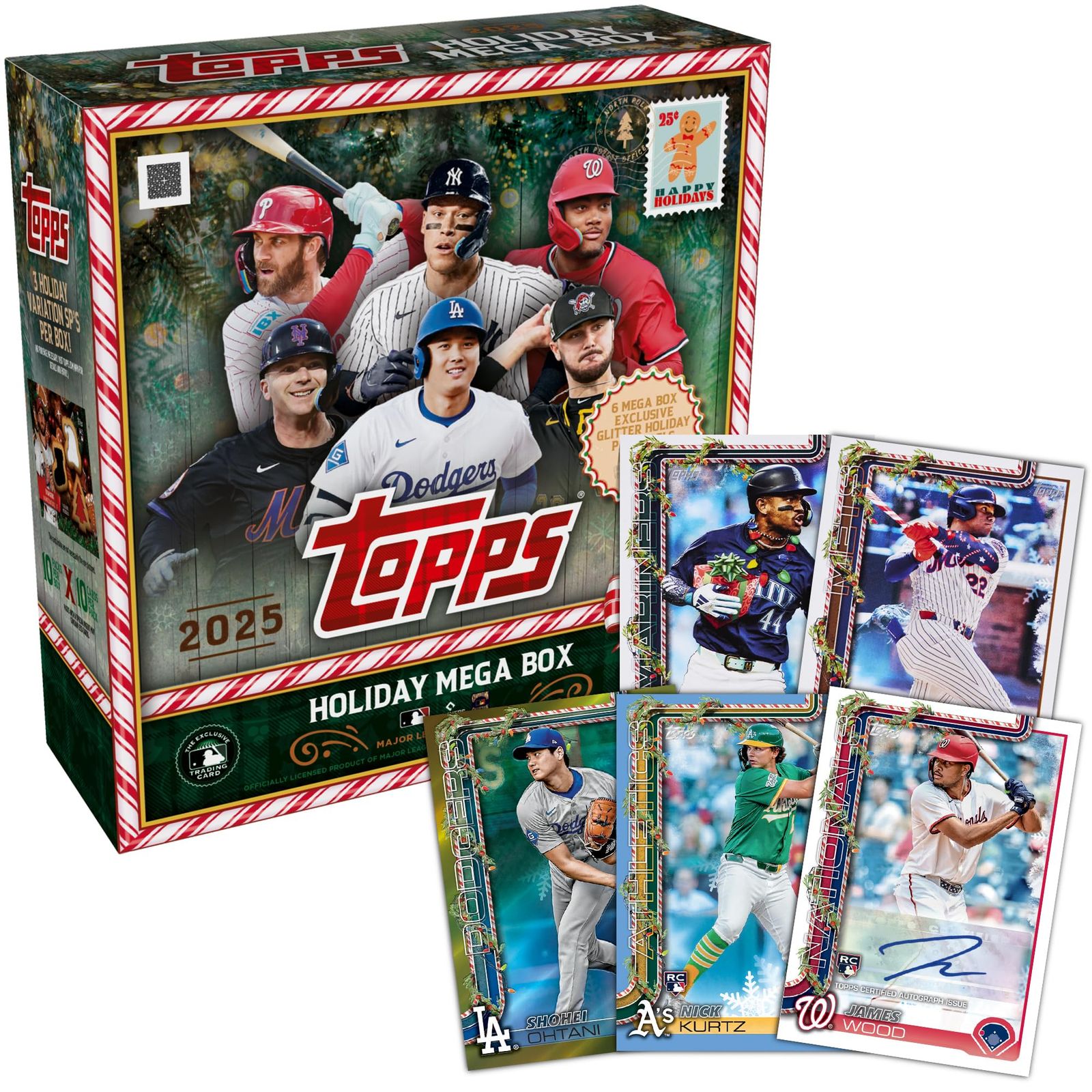 MLB 2025 TOPPS HOLIDAY BASEBALL MEGA BOX 【公式通販】
