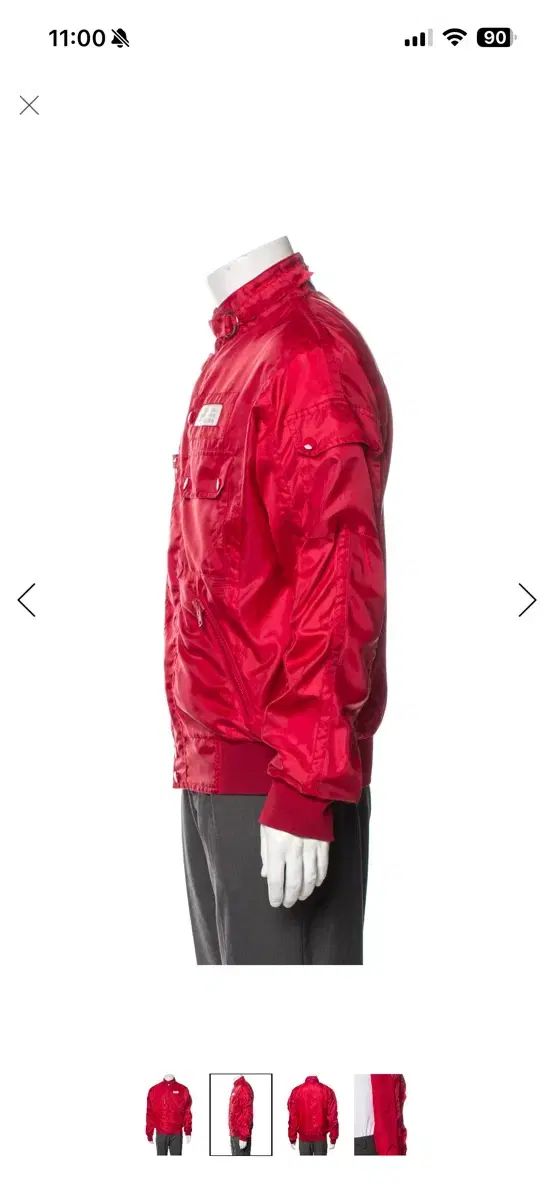 Maison Margiela メゾンマルジェラ レッド ウィンドブレーカー