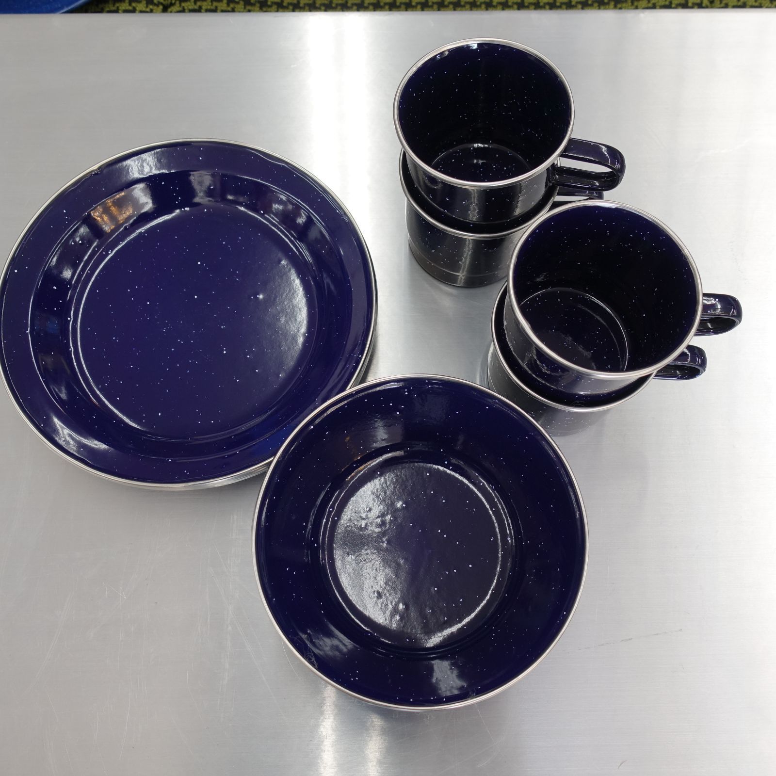 キャプテンスタッグ CAPTAIN STAG ウエスト ホーロー食器セット