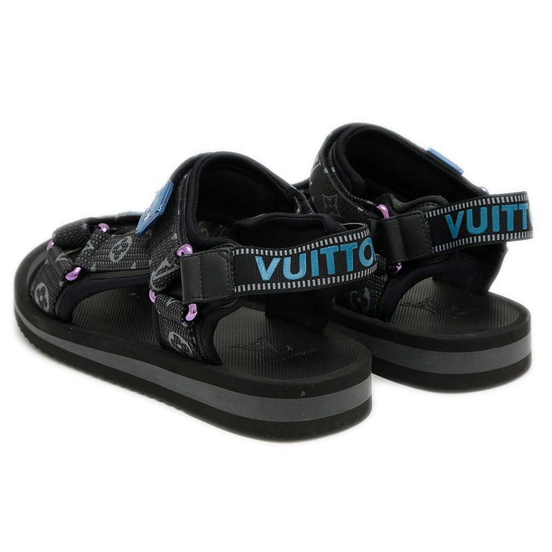 ルイ・ヴィトン パナマライン サンダル ナイロン/ラバー ブラック