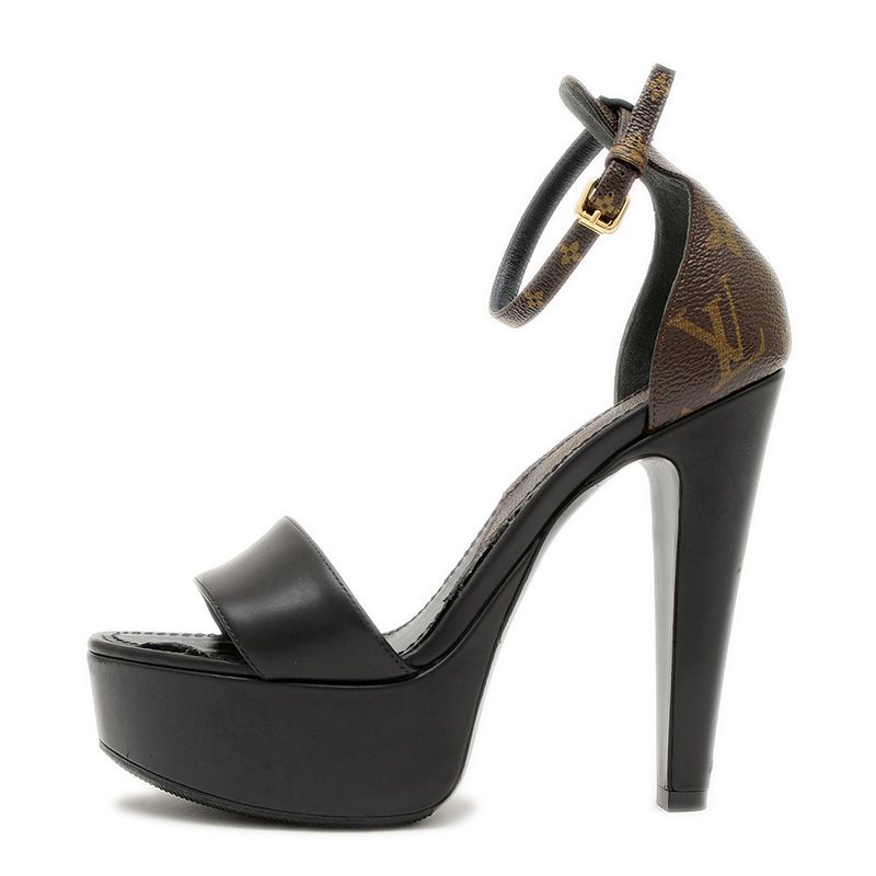 ルイ･ヴィトン アフターグローライン サンダル レザー モノグラム 35.5