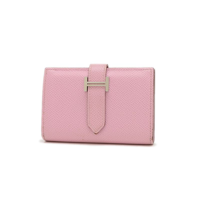 エルメス べアン ミニ エプソン モーヴシルベストル シルバー金具 U刻印 コイ