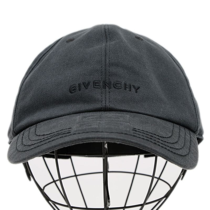 ジバンシー キャップ ロゴ コットン ブラック ユニセックス