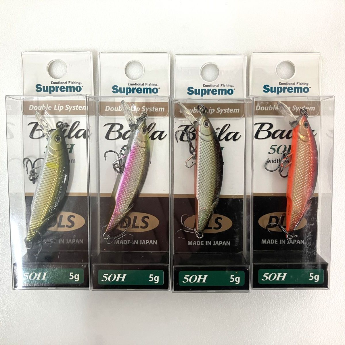≫ 新品未使用 Supremo スプリーモ Baila バイラ 50H ルアー 5g 4点