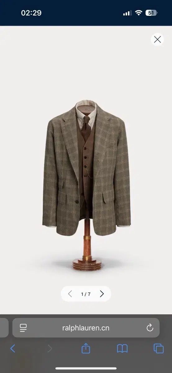 RRL ダブルアールエル アンコンストラクテッド スーツ L 34