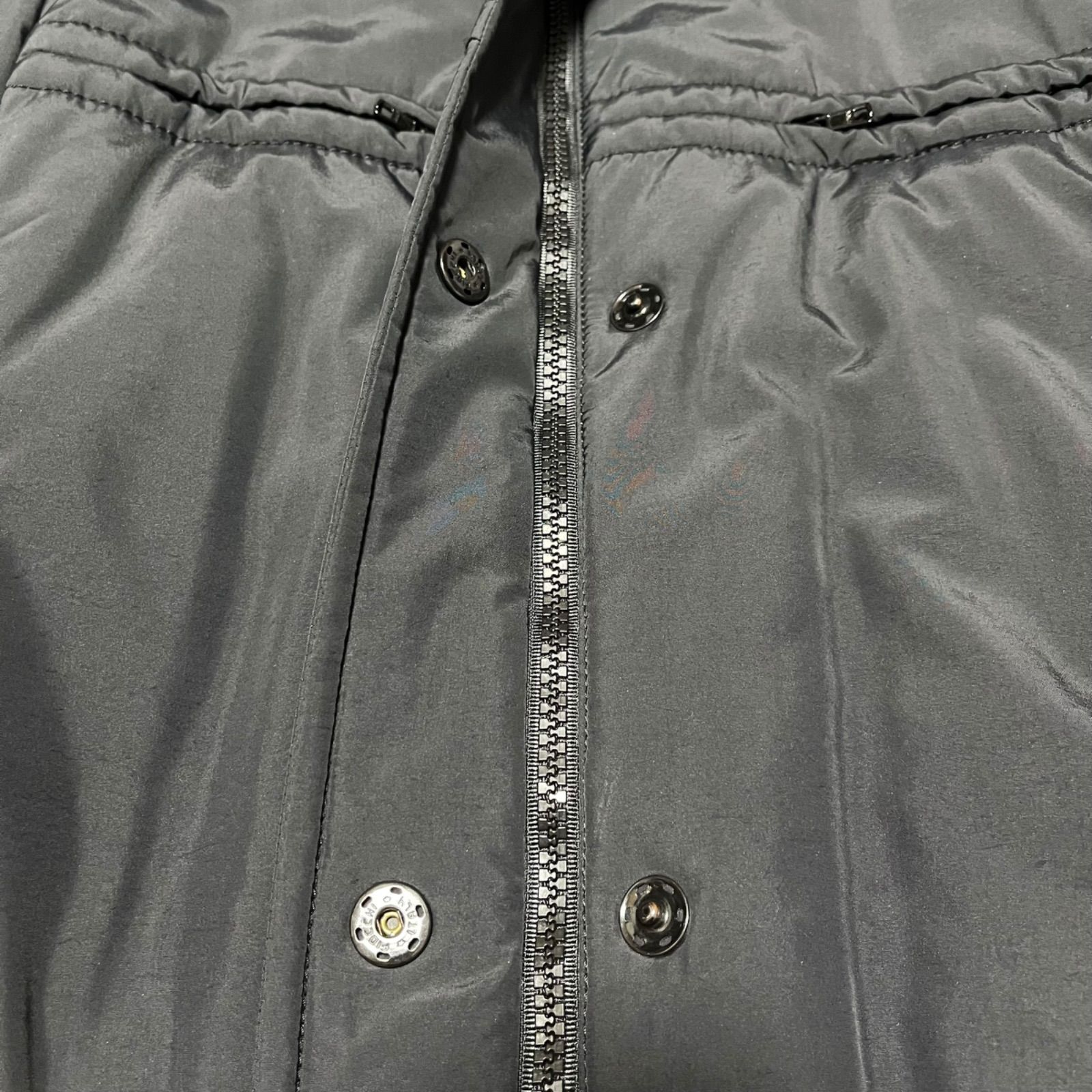 イタリア製 00s allegri ナイロンコート 中綿 ハイネック ブラック イタリア製 00s allegri ナイロンコート 中綿 ハイネック ブラック