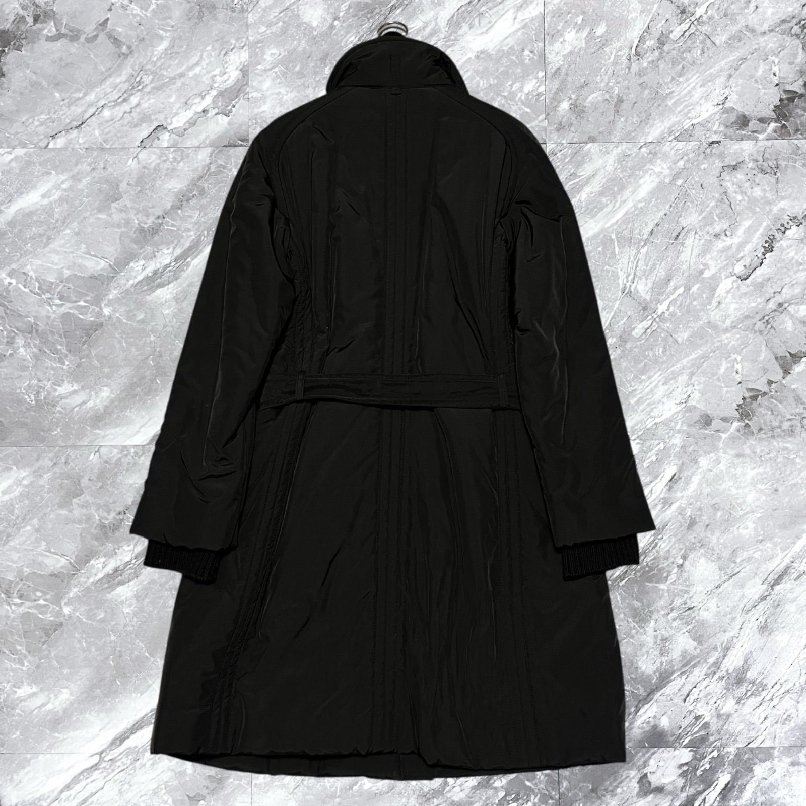 allegri アレグリ ナイロン 中綿コート ベルテッドコート ロングコート