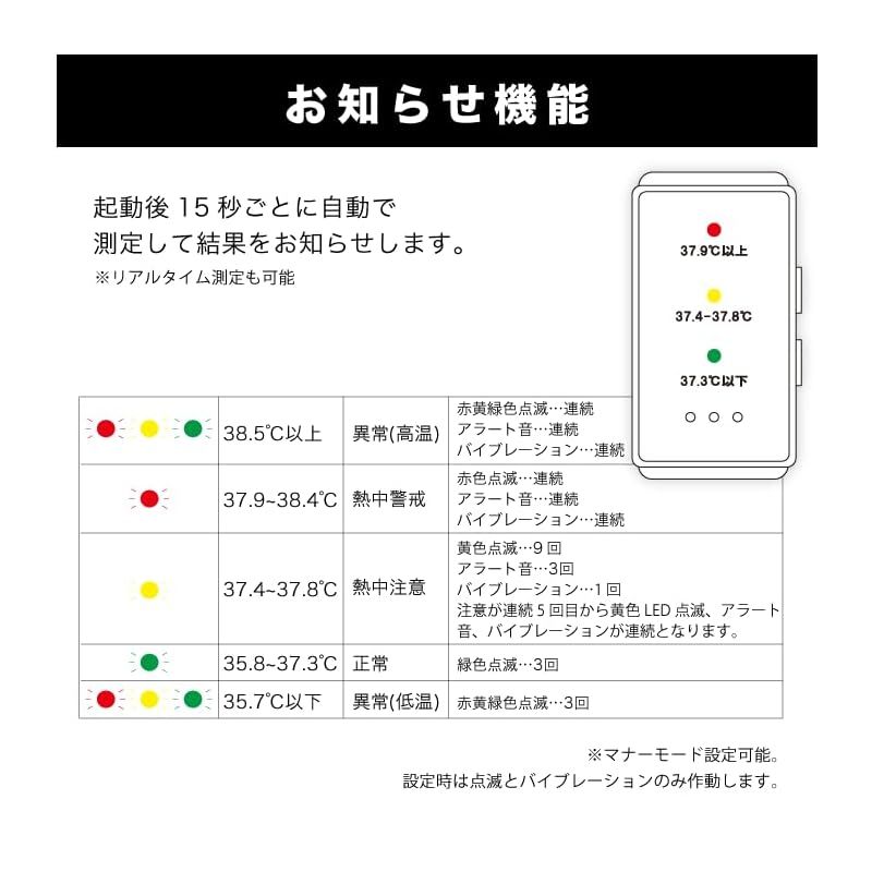 memoページ ヒロコーポレーション充電式熱中警戒アラートバンド HTK-2948 : ヒロ