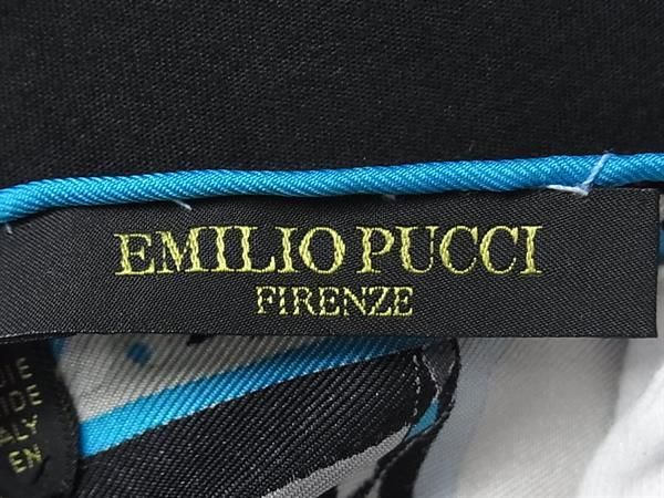 □美品□ EMILIO PUCCI エミリオプッチ シルク100% ハンカチーフ