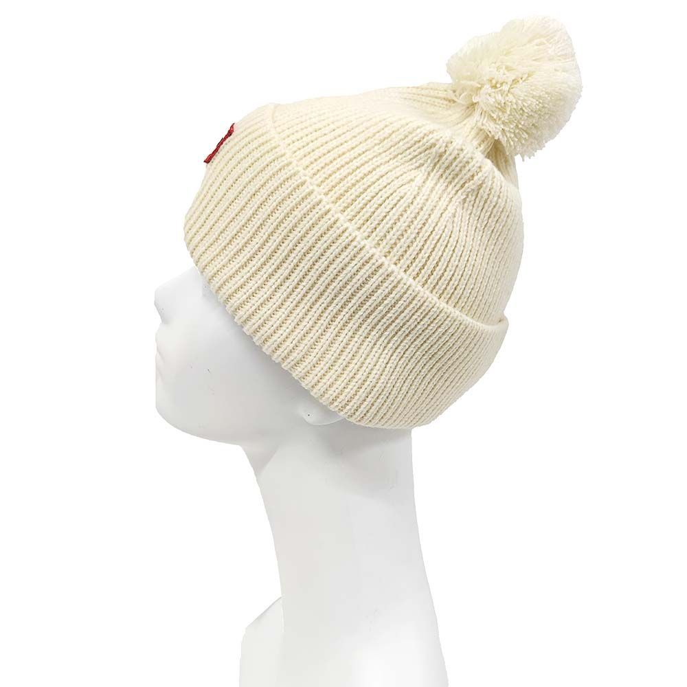  HUNTER ANTIQUE WH ポンポン付きニット帽＆マフラーセット ニット帽 ビーニー 帽子