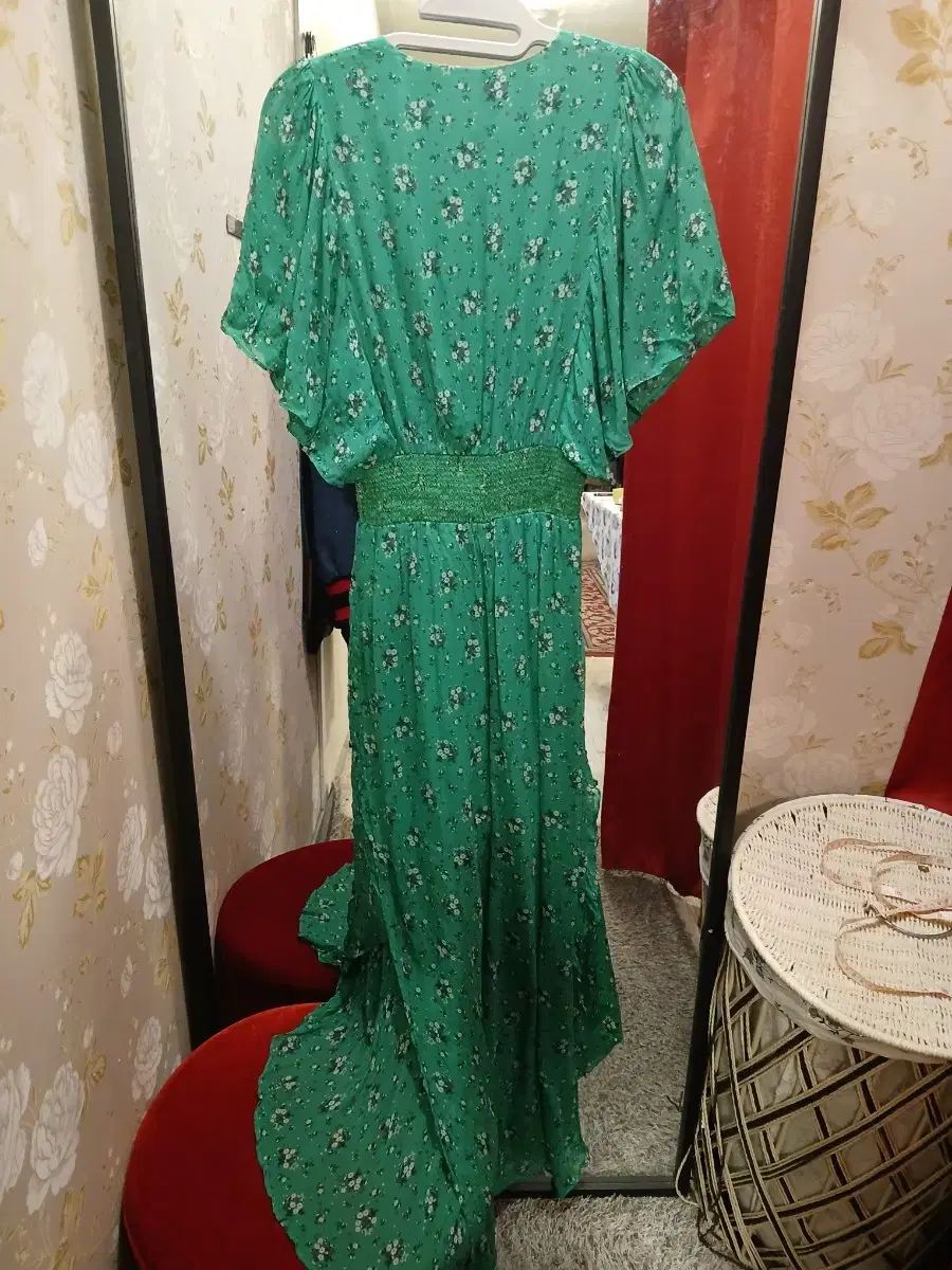 6 29 ベルニース Berenice フローラル パータン シフォン ロング ONE PIECE