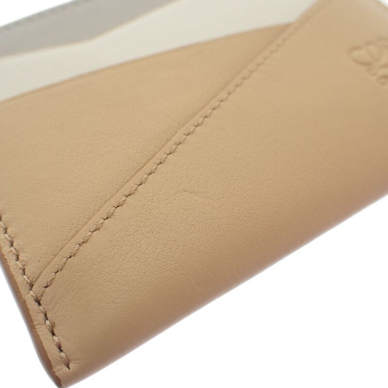  LOEWE パズルプレーン カードケース カーフ ベージュ レディース 小物 カードケース 小物