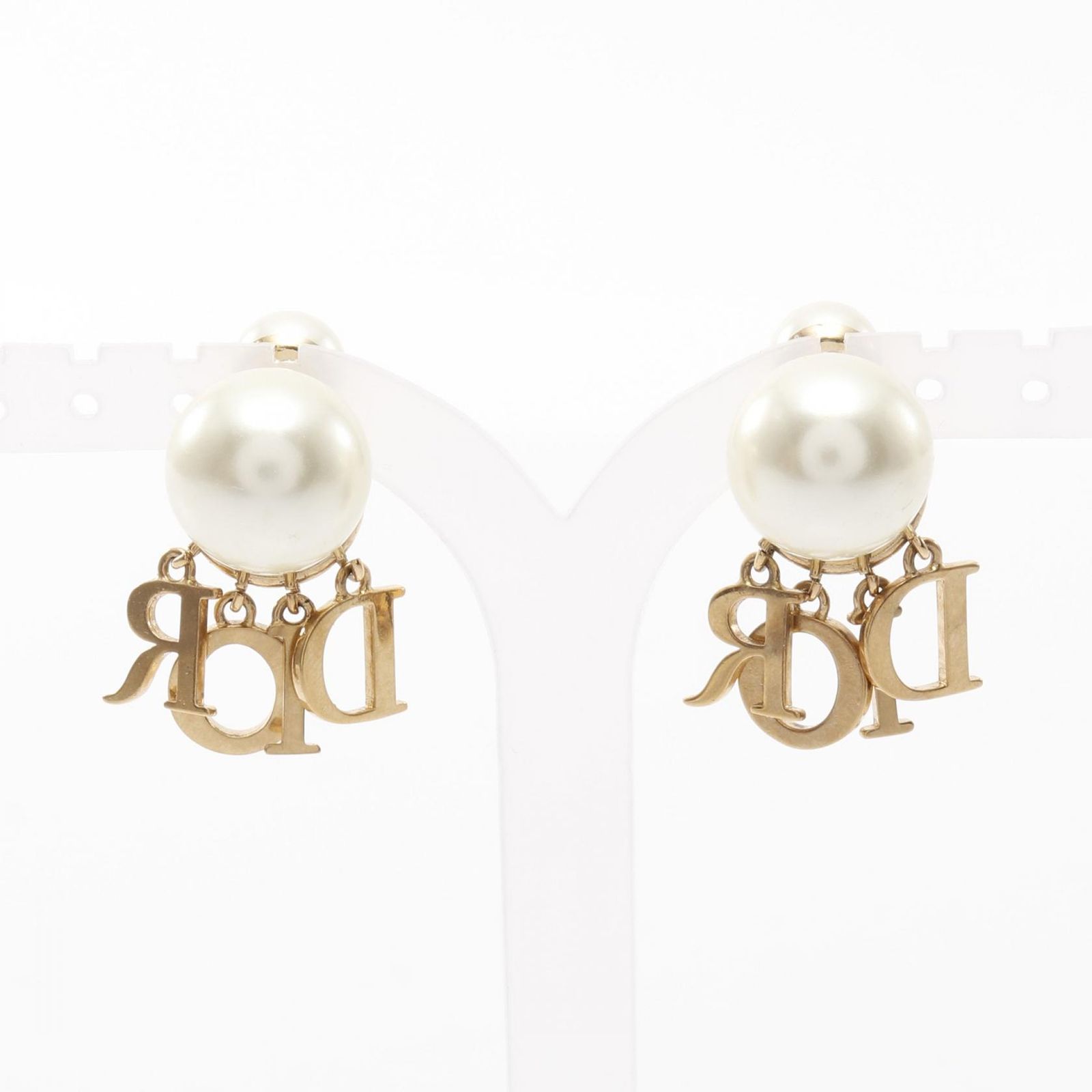 ディオール Dior ピアス Tribales トライバル GP ゴールドメッキ レディース A