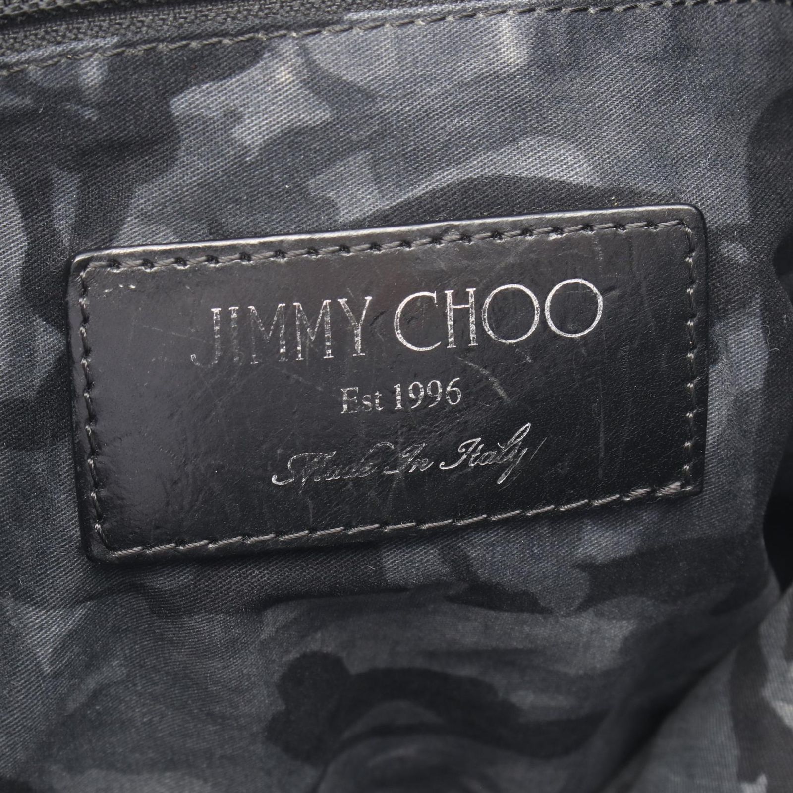最短当日配送。 ジミーチュウ JIMMY CHOO リュックサック バックパック FITZROY フィッツロイ ブラック レザー フィッツロイ スタースタッズ バッグパック レディース Used B