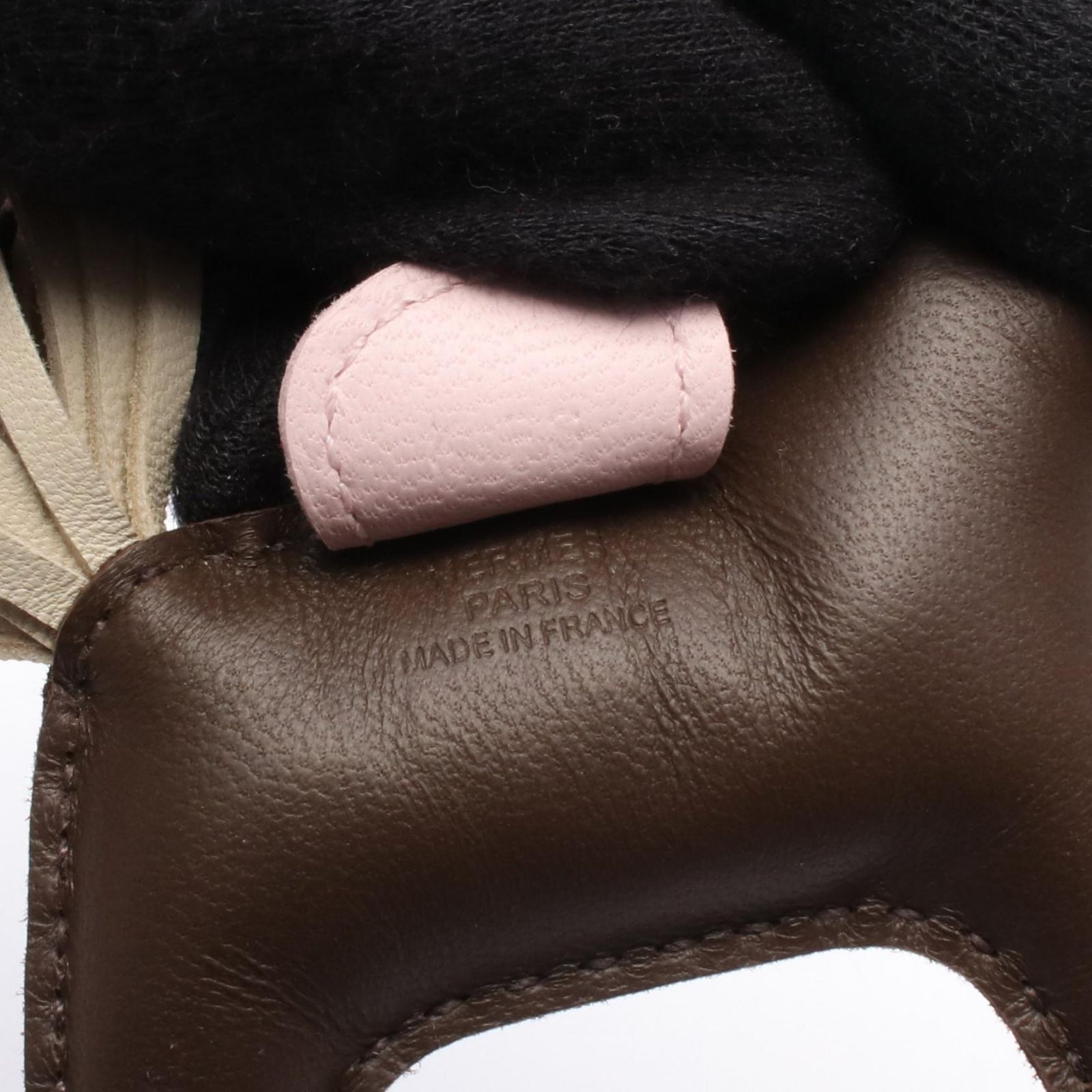 エルメス HERMES チャーム ロデオPM ショコラ/クレ/ローズダーリン