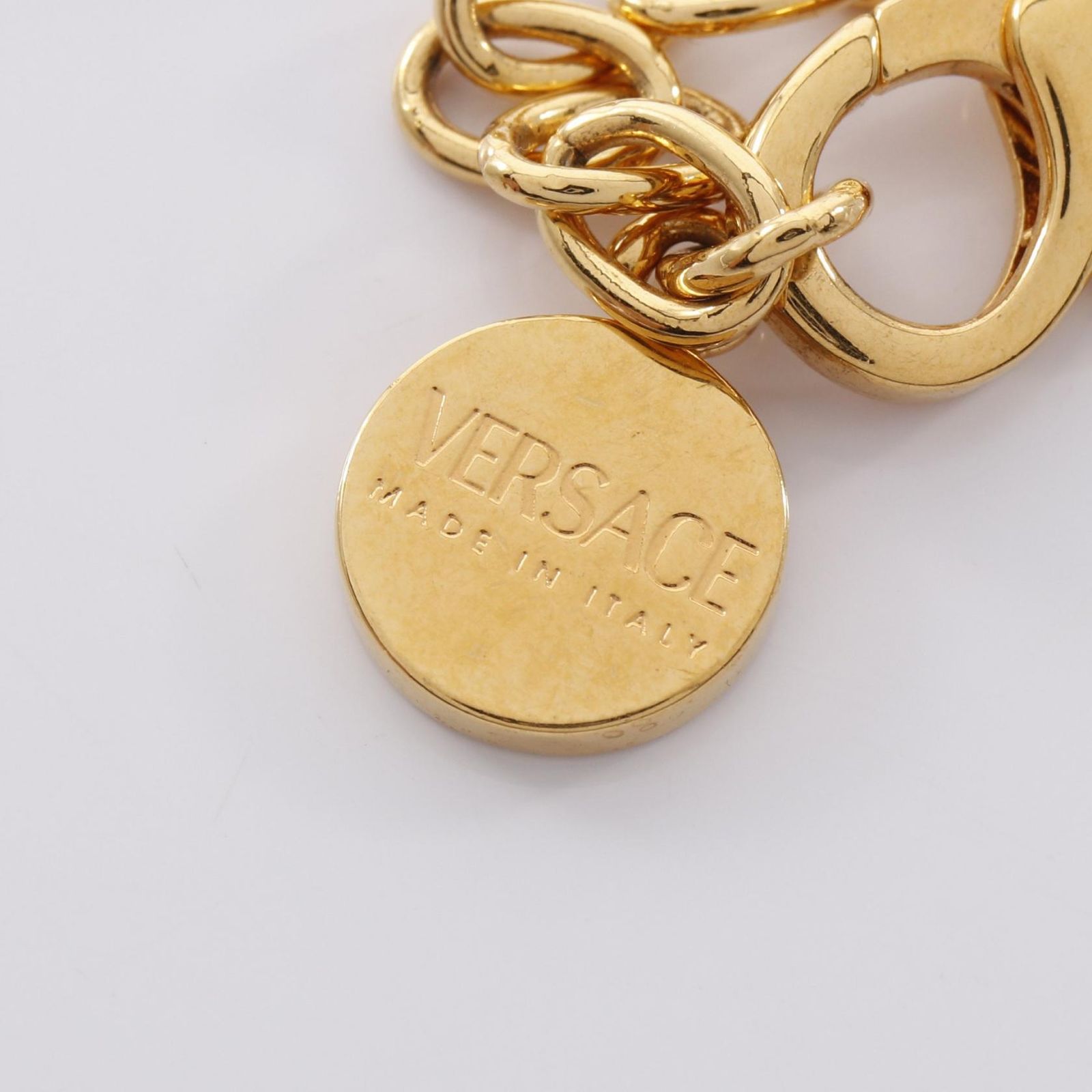 美品 Versace グレカ ゴールド　ネックレス　メデューサ ヴェルサーチ VERSACE ネックレス メデューサ グレカ ゴールド GP