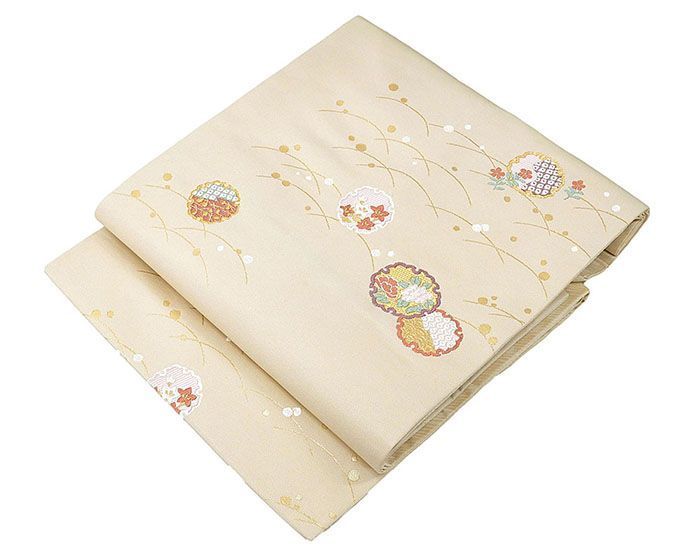 No.5596 名古屋帯 琉球風正絹未仕立着物新品未使用#メルカリでハロウィーン