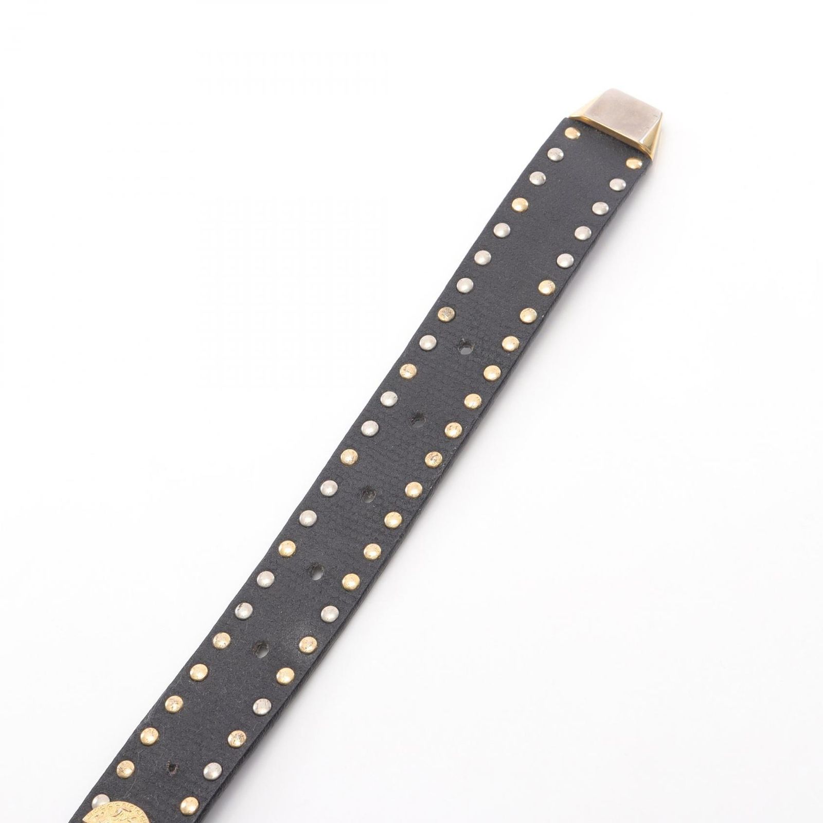 ヴェルサーチ VERSACE ベルト メデューサ ブラック レザー メデューサ