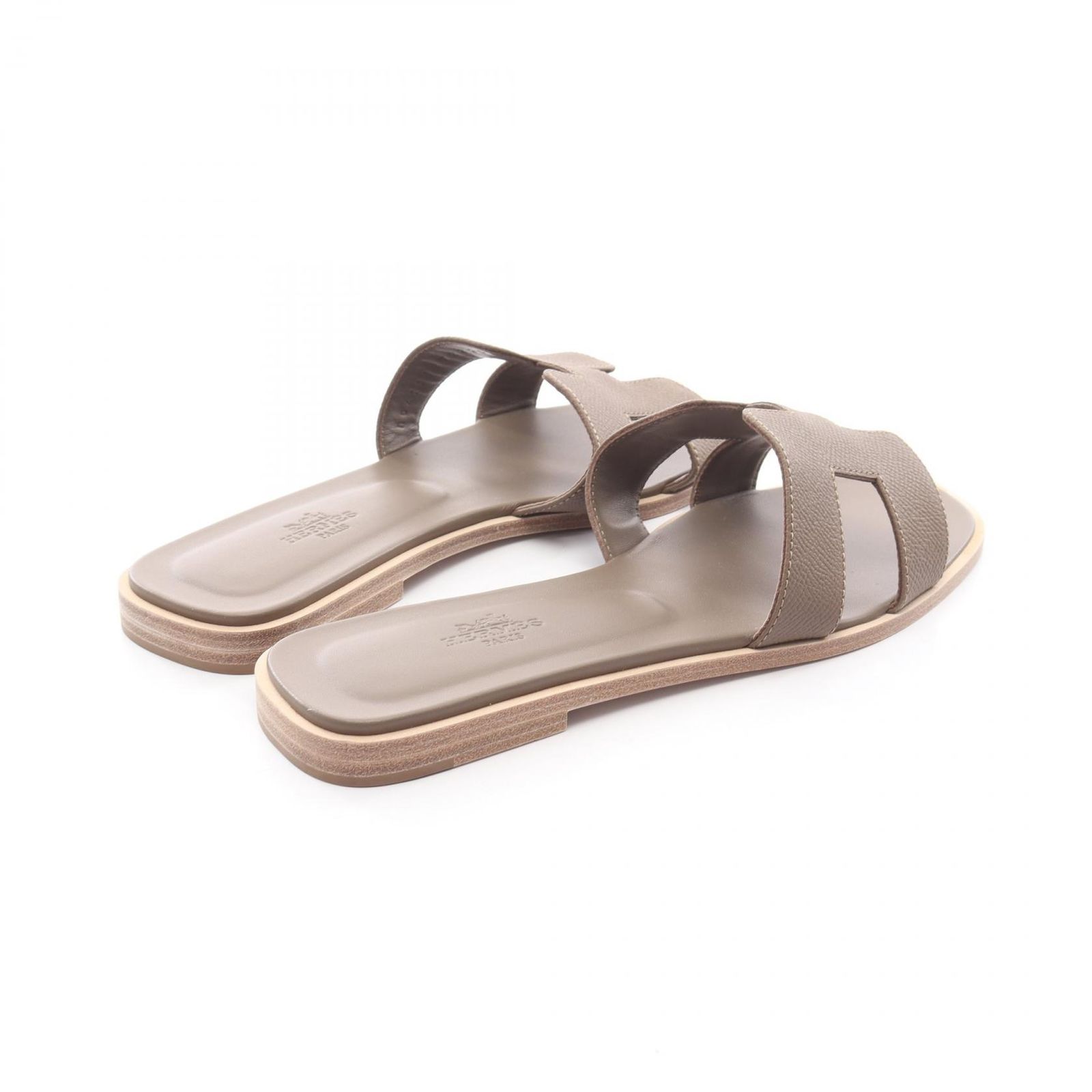 エルメス HERMES ミュール オラン エトゥープ その他 レディース