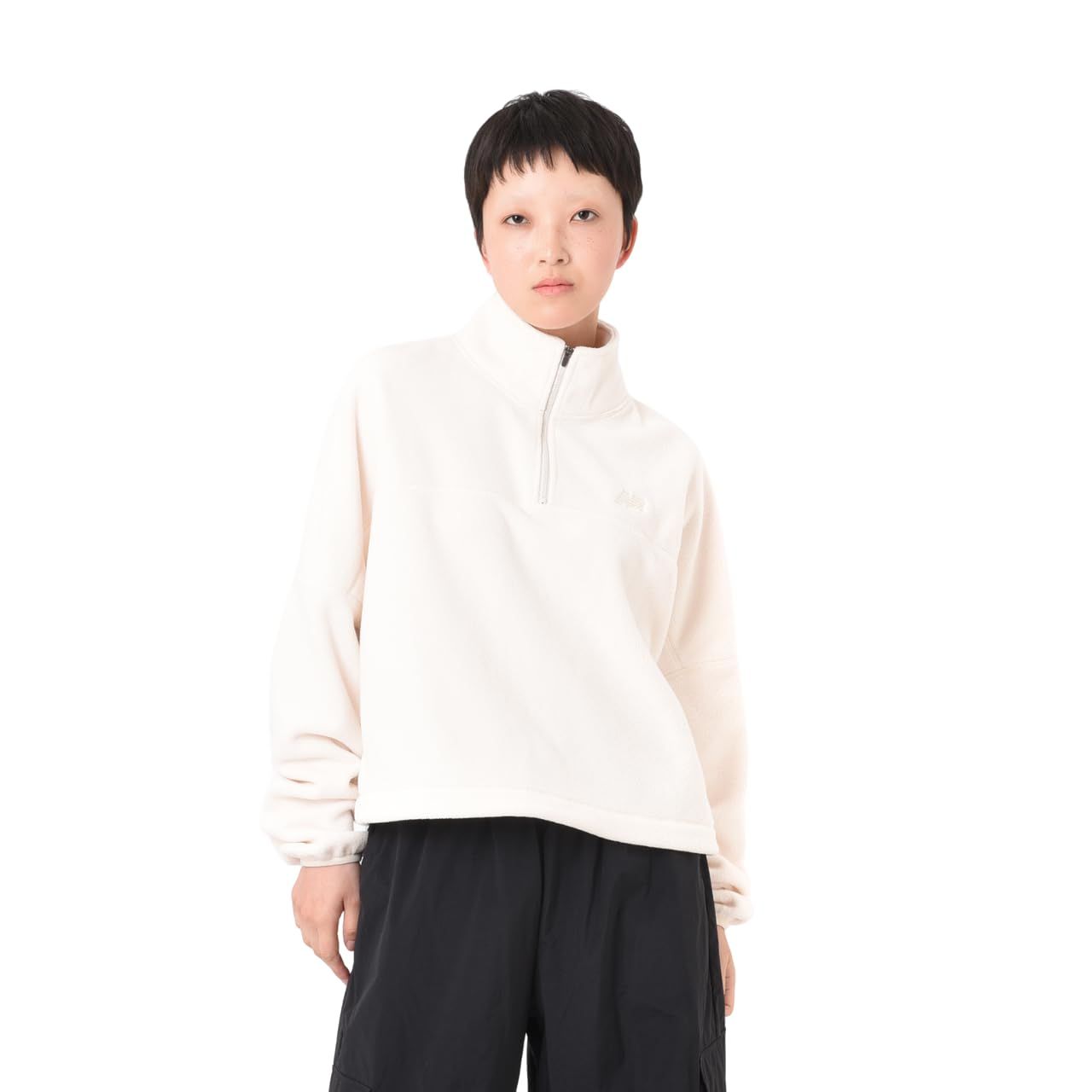 ニューバランス レディース ポーラーフリースハーフジップ WT43529 LIN リネン LIN リネン Free Size