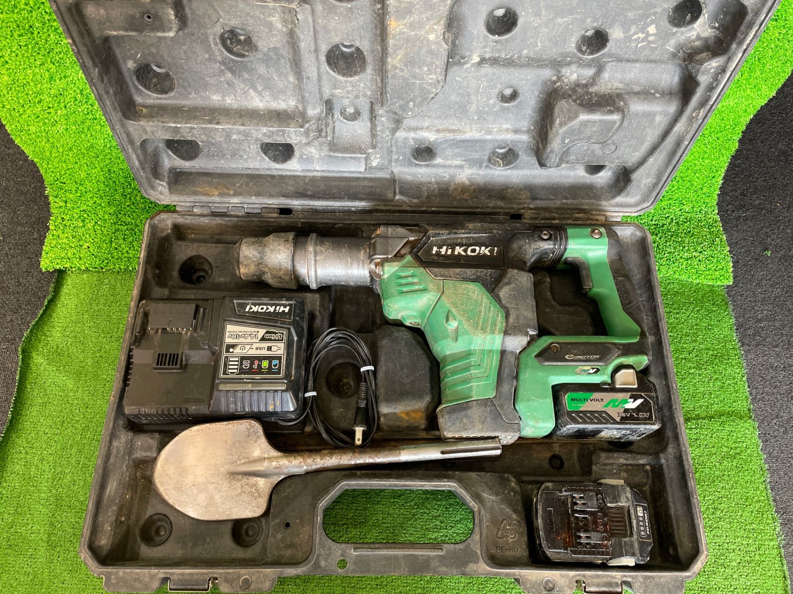ハイコーキ DH36DMA コードレスハンマドリル 純正バッテリ×2 充電器 ケース有 現状品 サ-78
