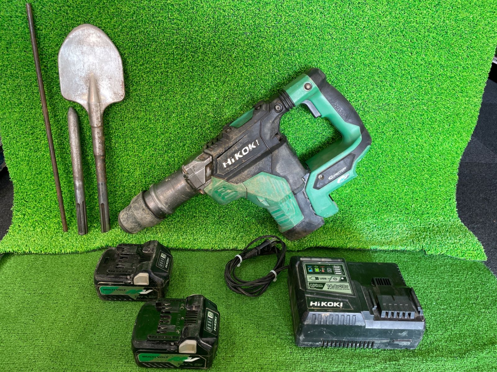 ハイコーキ DH36DMA コードレスハンマドリル 純正バッテリ×2 充電器 ケース有 現状品 サ-78