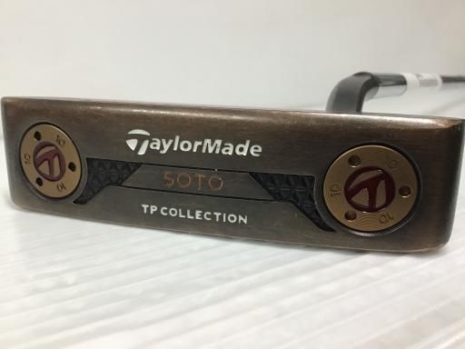 テーラーメイド TP COLLECTION BLACK COPPER SOTO 34インチ USA パター PT スチール フレックスその他 メンズ 男性用 右利き 右用 Cランク ゴルフクラブ