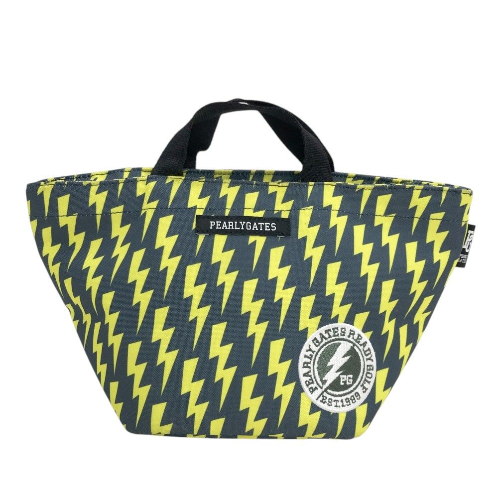 希少 ゴルフ キャディバッグ パーリーゲイツ PEARLYGATES 派手 PEARLY GATES パーリーゲイツ カートバッグ イエロー系 [240101549944