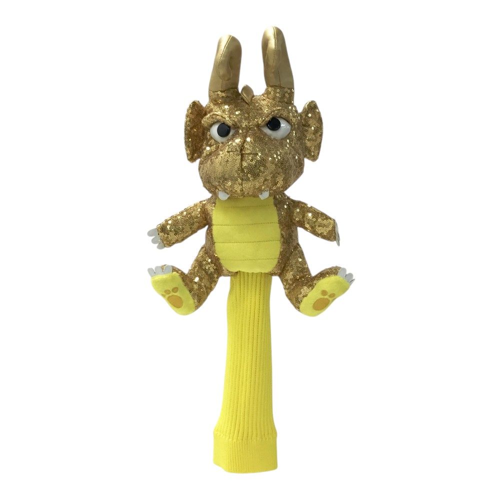 DANCE WITH DRAGON ダンスウィズドラゴン ヘッドカバー ゴールド系 FW 240101568063 ゴルフウェア ストスト