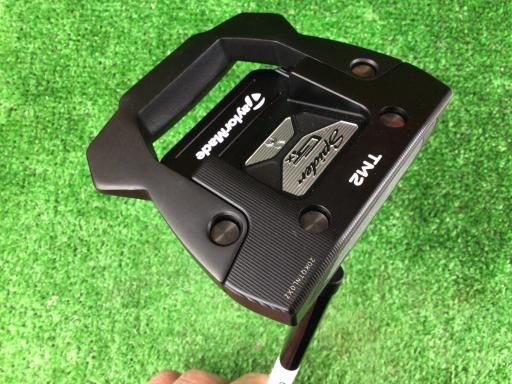 テーラーメイド Spider GTx TRUSS BLACK TM2 34インチ パター PT スチール フレックスその他 メンズ 男性用 右利き 右用 Dランク ゴルフクラブ