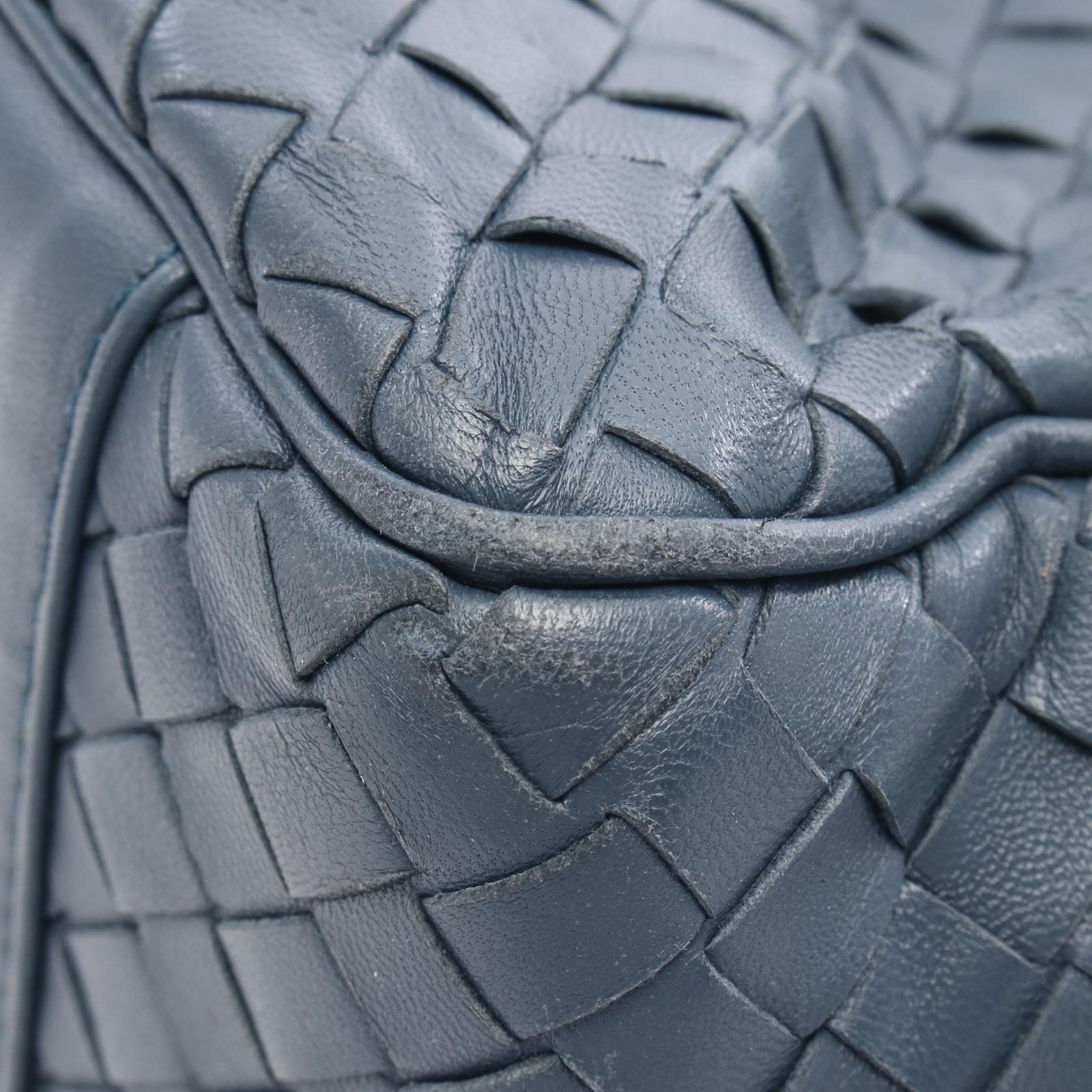 ダークブルー レザー