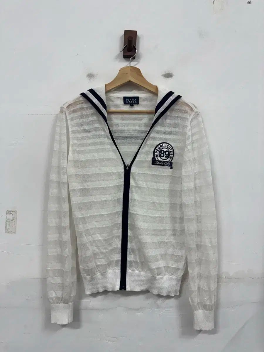 2 パーリーゲイツ レディース 麻 セーラー ジップアップ