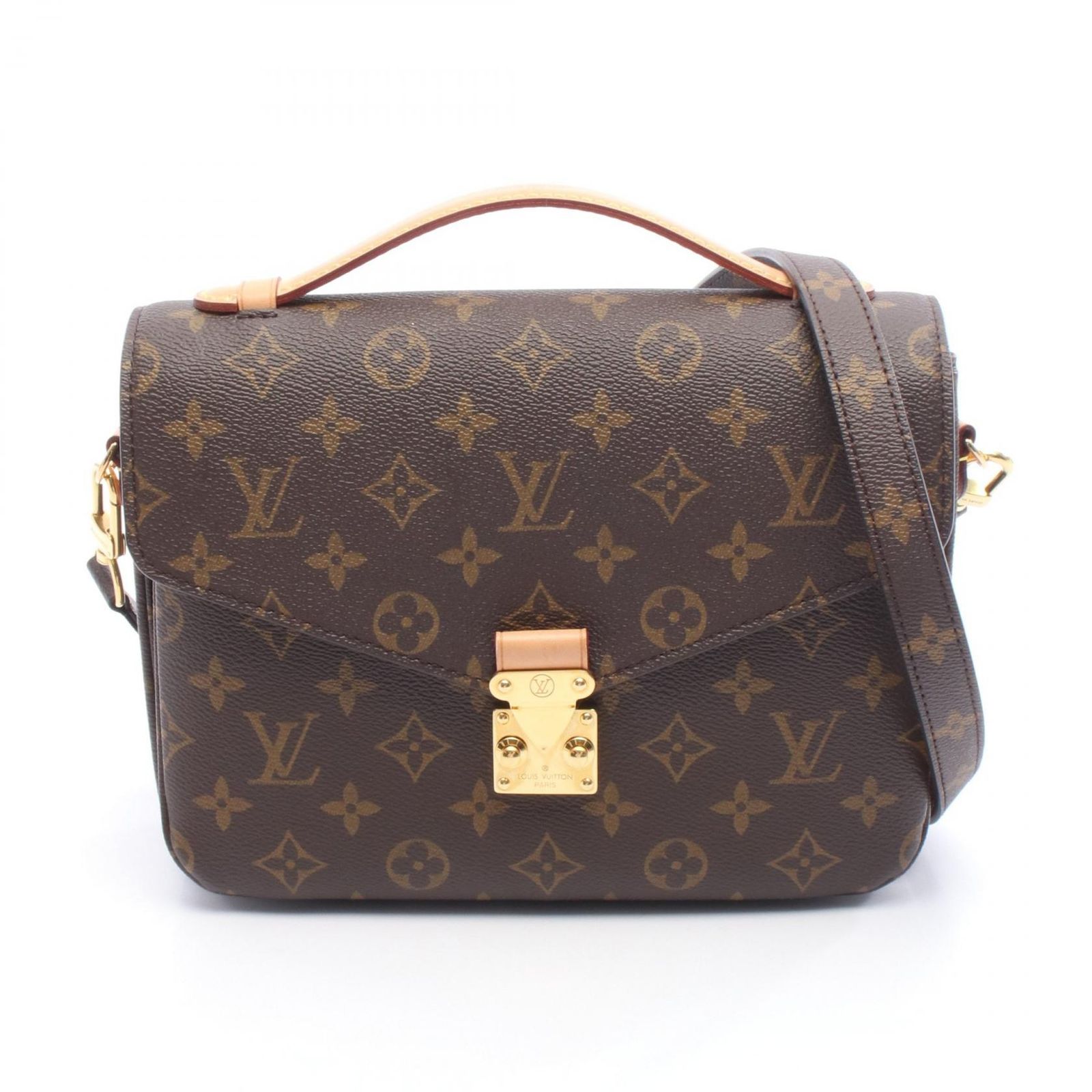 ルイ ヴィトン LOUIS VUITTON ハンドバッグ ポシェット メティス MM モノグラム M 44875 PVCコーティングキャンバス レザー ボシェット メティスMM レディース A