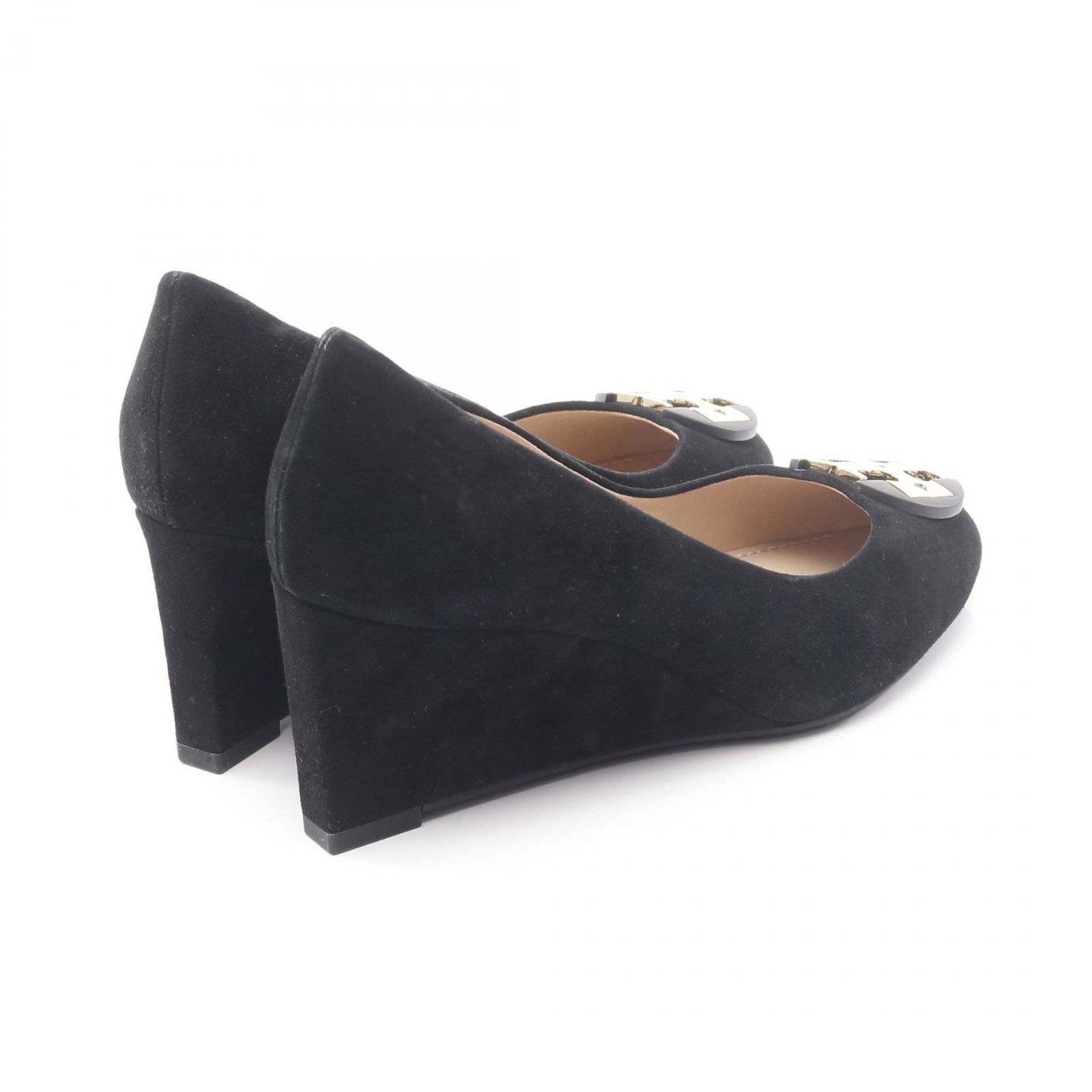 トリーバーチ Tory Burch パンプス ブラック スウェード レディース A