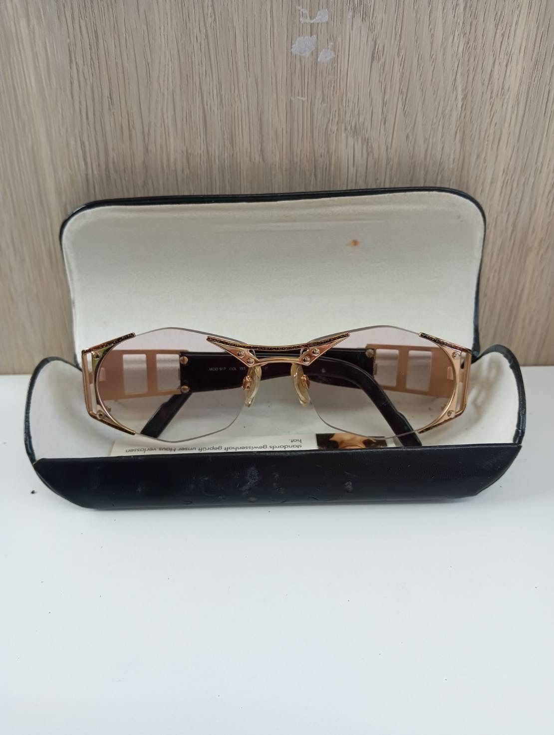 中古品】 CAZALカザール ストーン付き サングラス ファッション小物