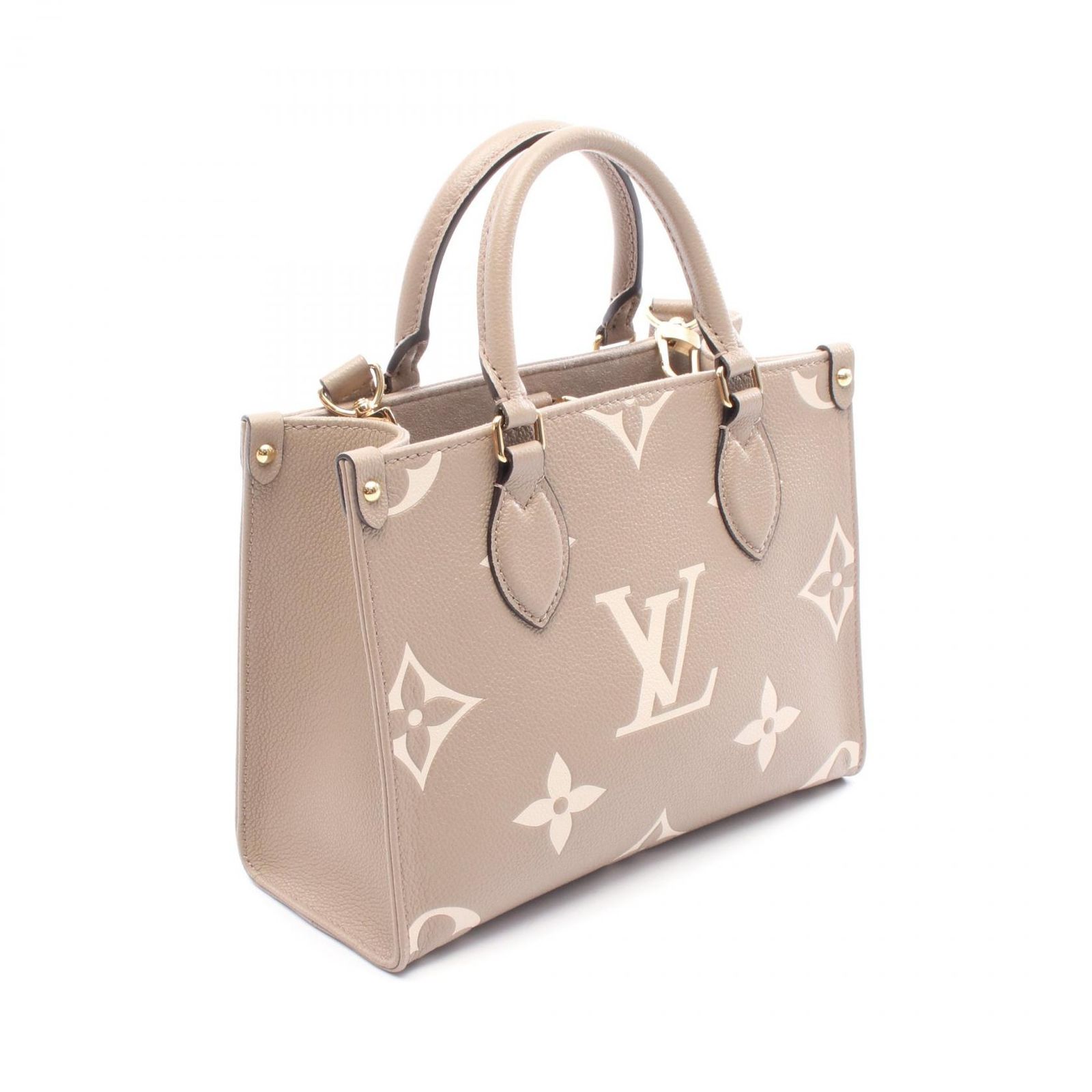 ルイ ヴィトン LOUIS VUITTON ハンドバッグ オンザゴーPM バイ M45779 トゥルトレール クレーム レザー オンザゴーPM レディース Used A