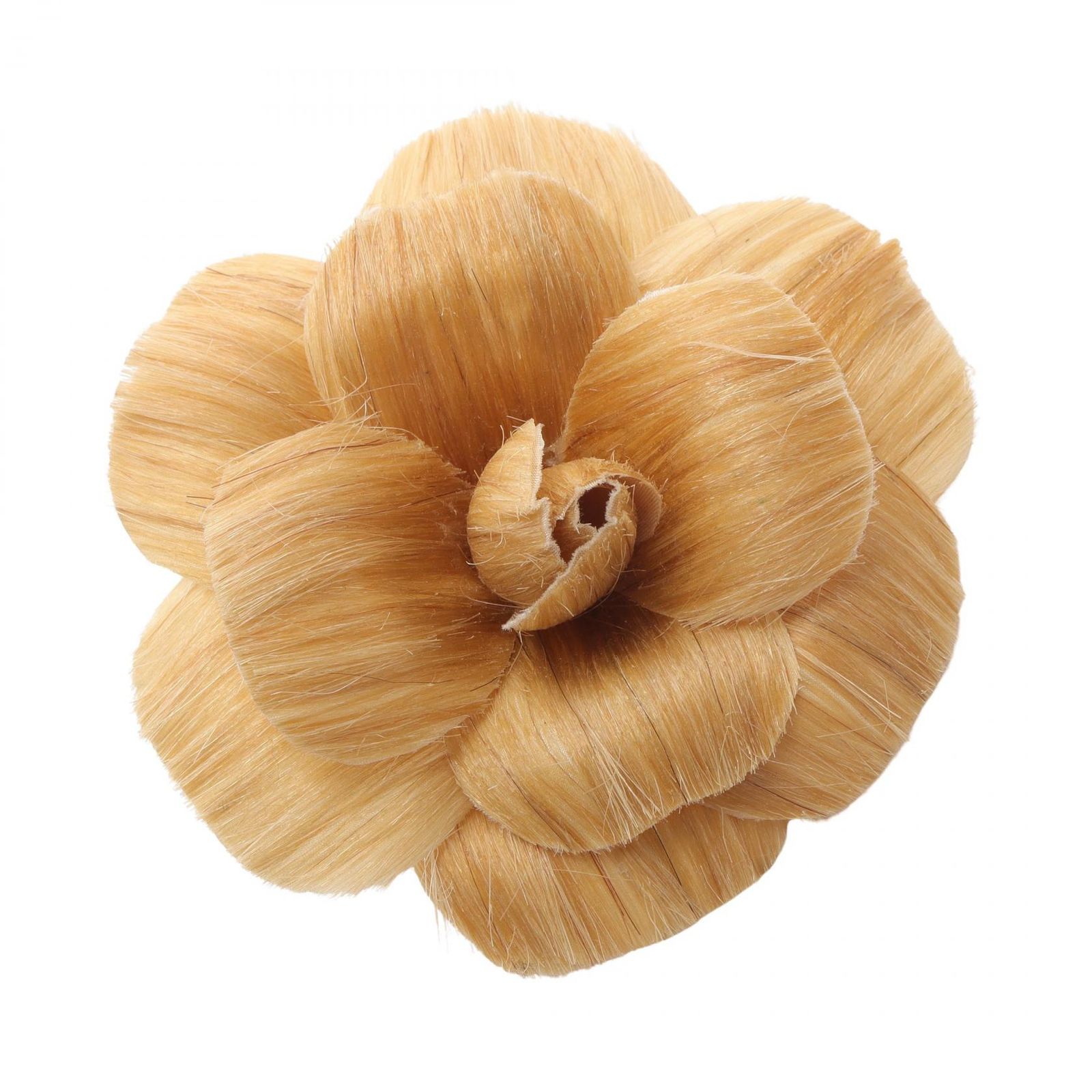 シャネル CHANEL ブローチ カメリア ベージュ その他 カメリア ブローチ レディース Used B