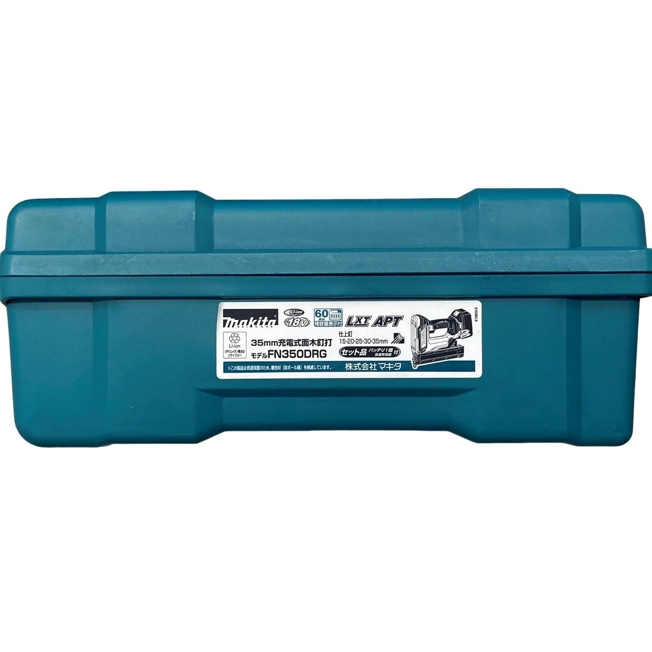  makita マキタ 充電式面木釘打 18 V ブルー バッテリー BL 1860 B 充電器 DC RF 釘打機 エアーツール