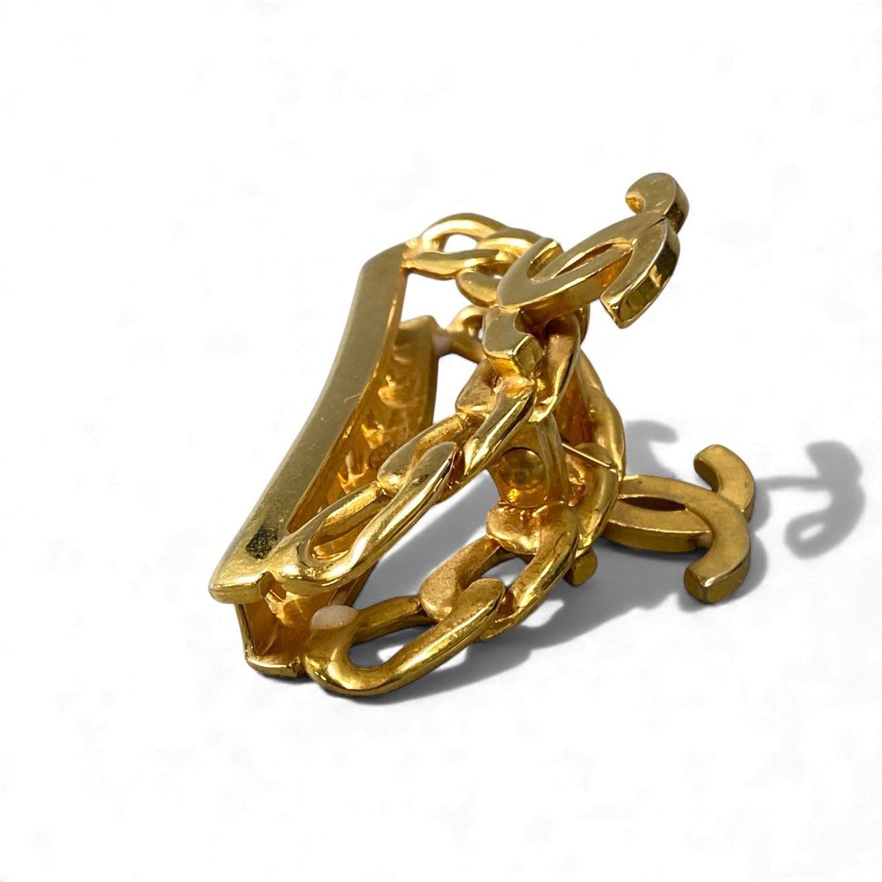 CHANEL シャネル 98P CC ココマーク ヘアクリップ バレッタ バンス