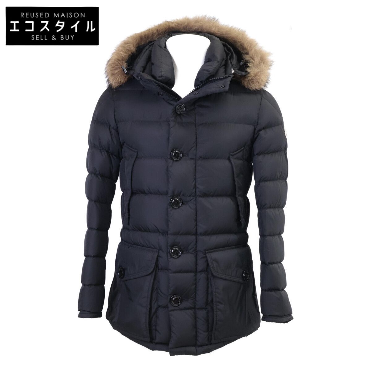 MONCLER モンクレール 【美品】CLUNY ファー/フード付 ダウン O - メルカリ